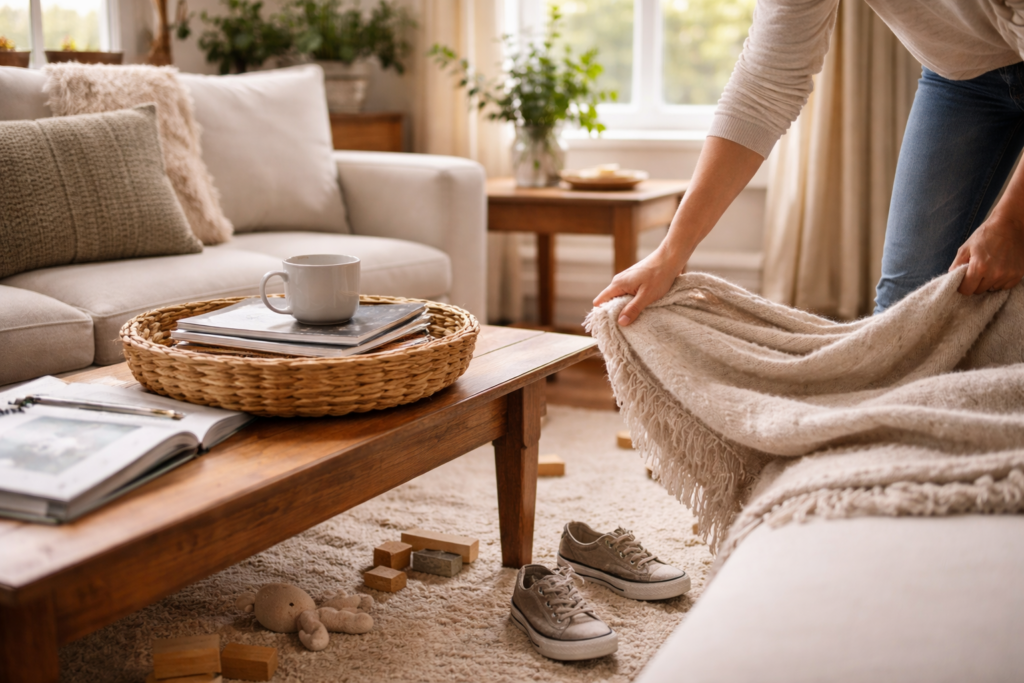 Image of daily maintenance to keep your home in order and manageable 