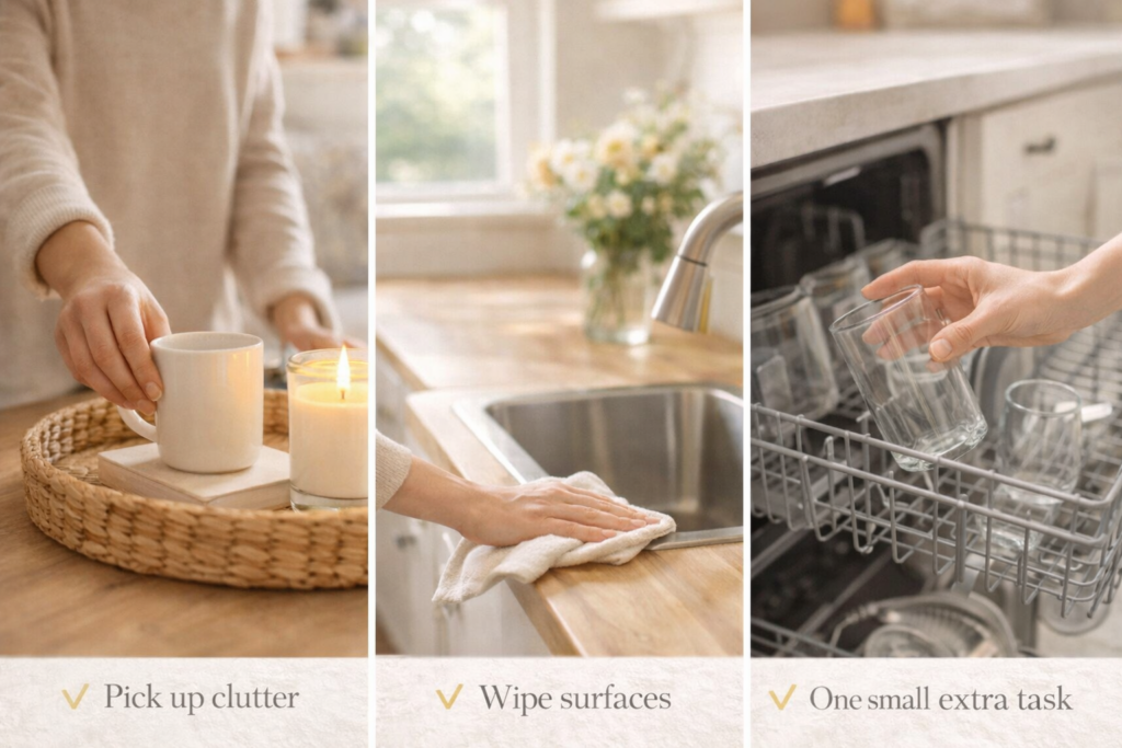 Image of what to do in zone cleaning