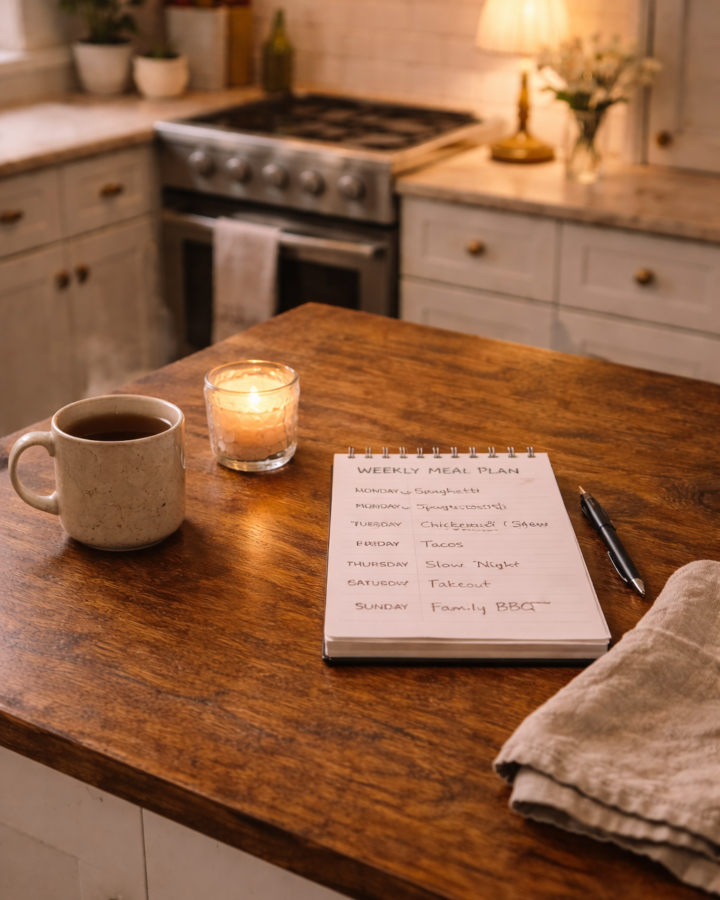 Meal plan for making getting dinner on the table easy