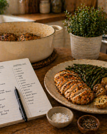 Simple dinner ideas for a well-run home