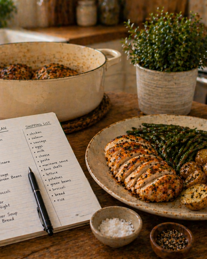 Simple dinner ideas for a well-run home