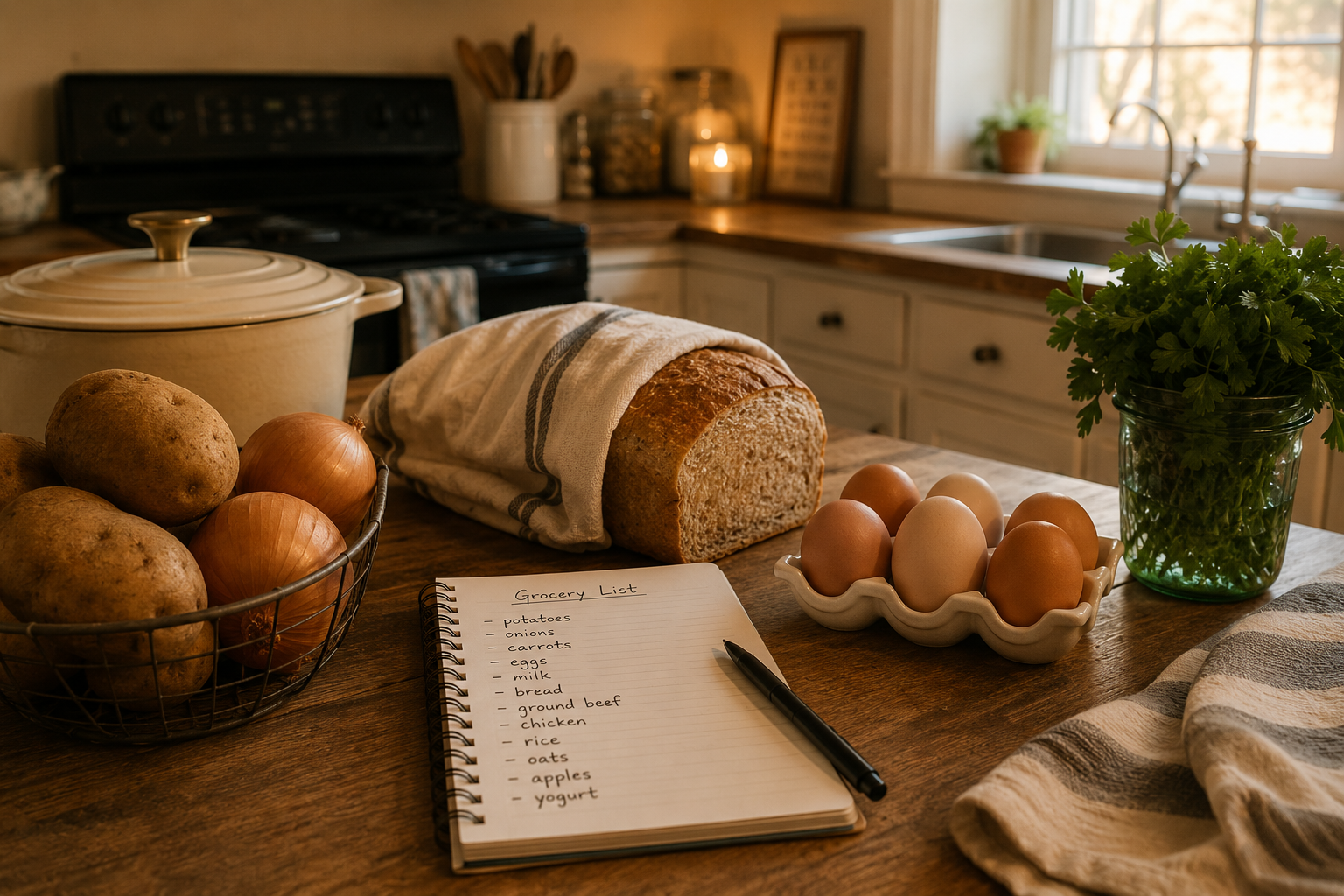 Simple ingredients to feed your family well
