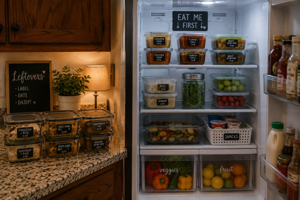 Organized refrigerator