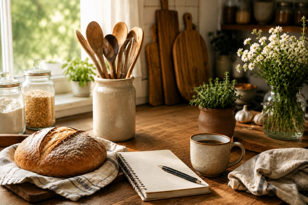 A beautiful image conveying a cozy well-run home 