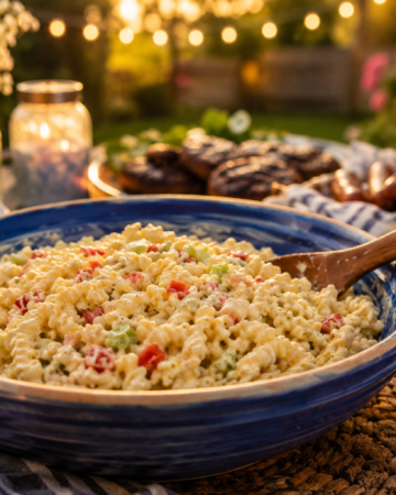 The best creamy macaroni salad