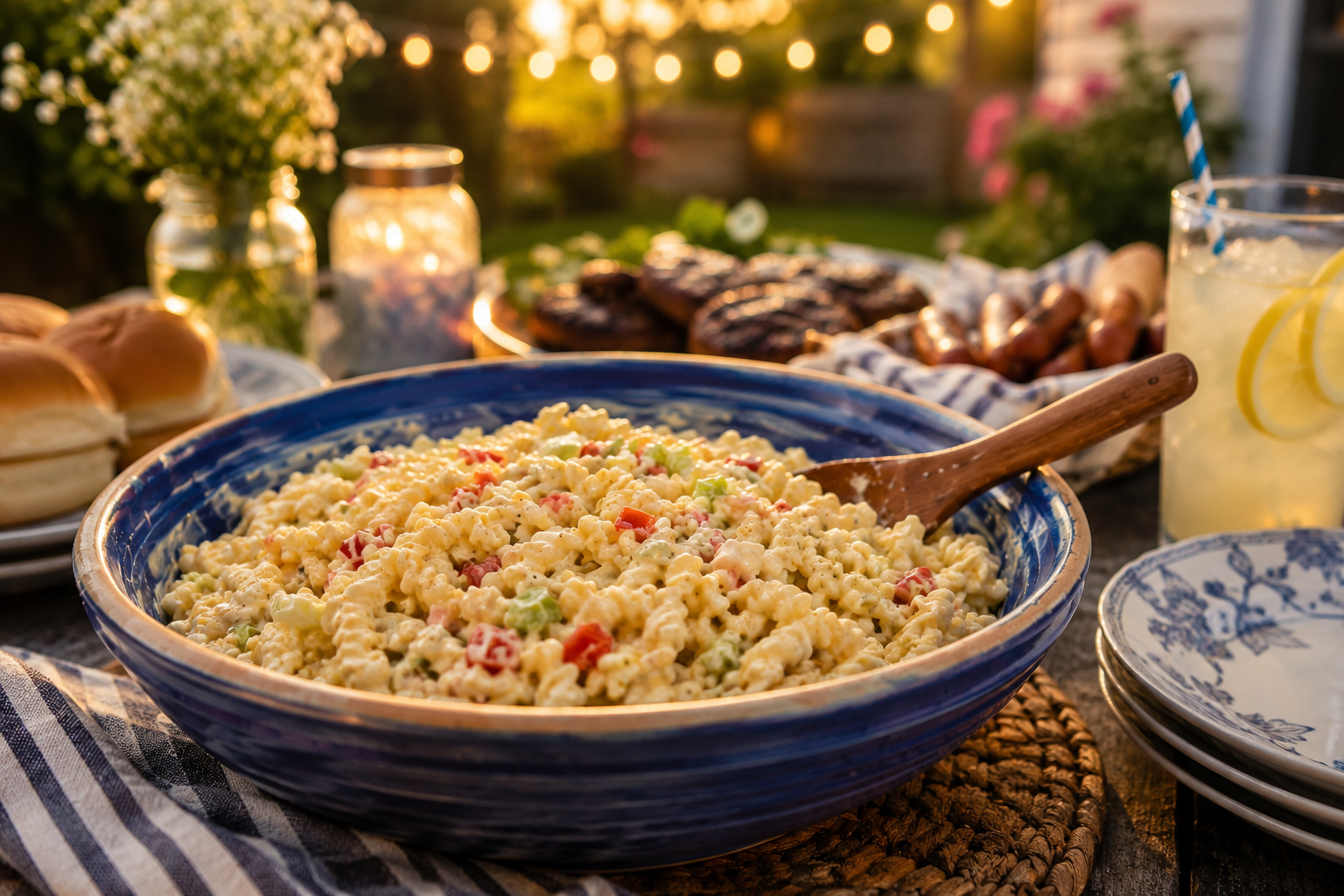 The best creamy macaroni salad