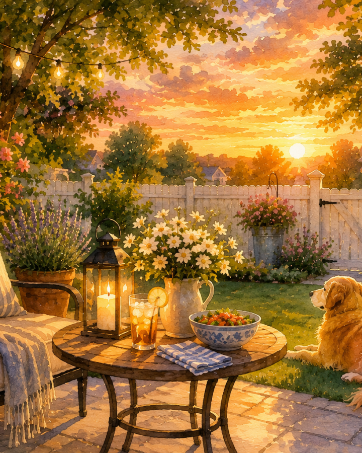 Summer patio