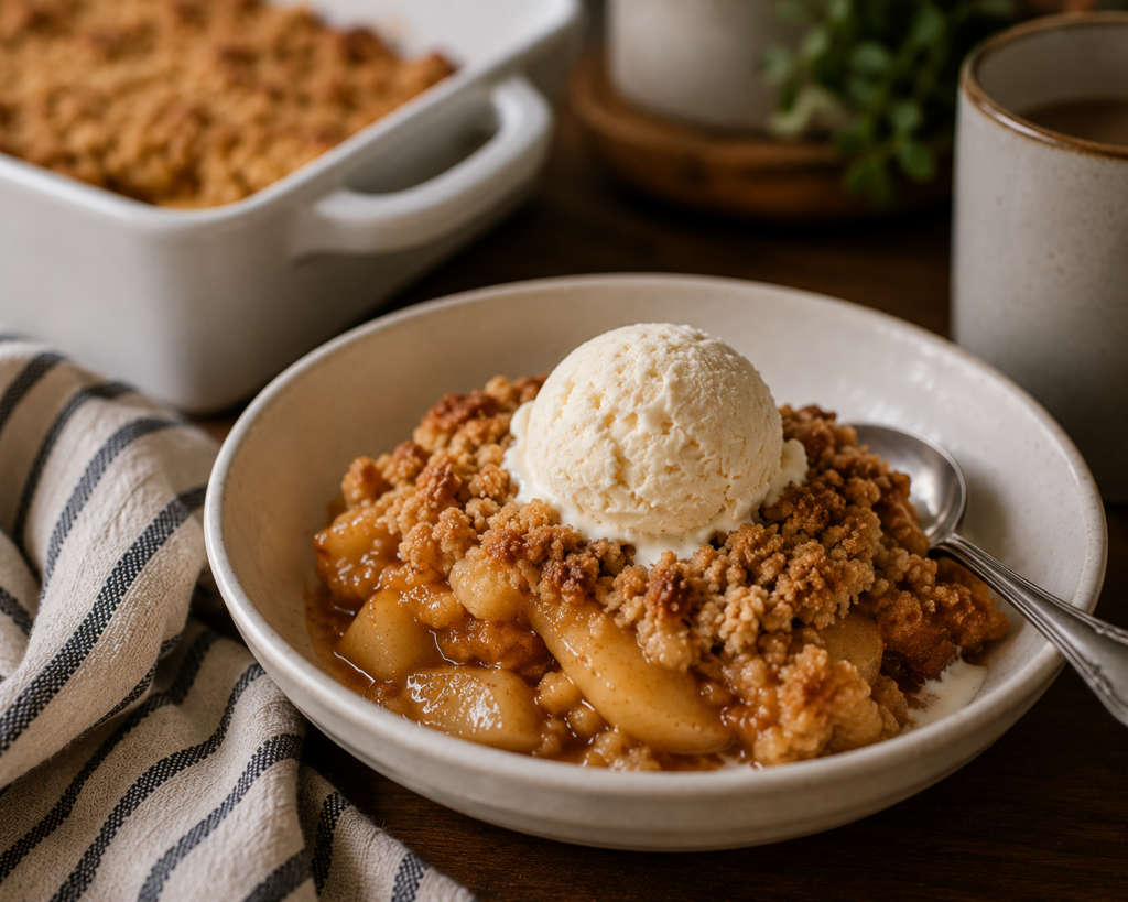 Easy old fashioned apple cobbler 