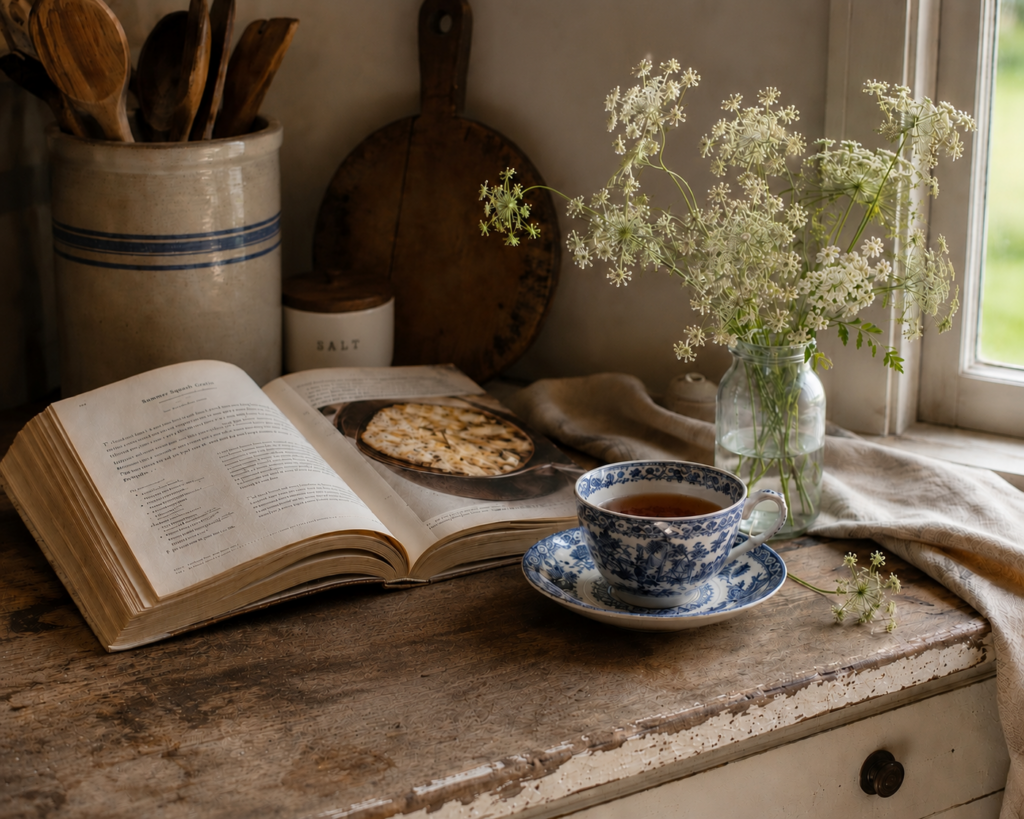 Simple sumner kitchen vignette 
