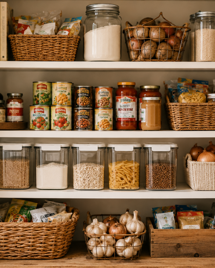 Image of building a pantry