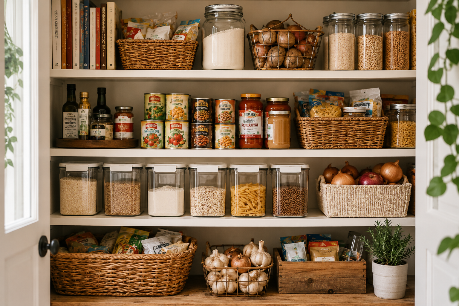 Image of building a pantry