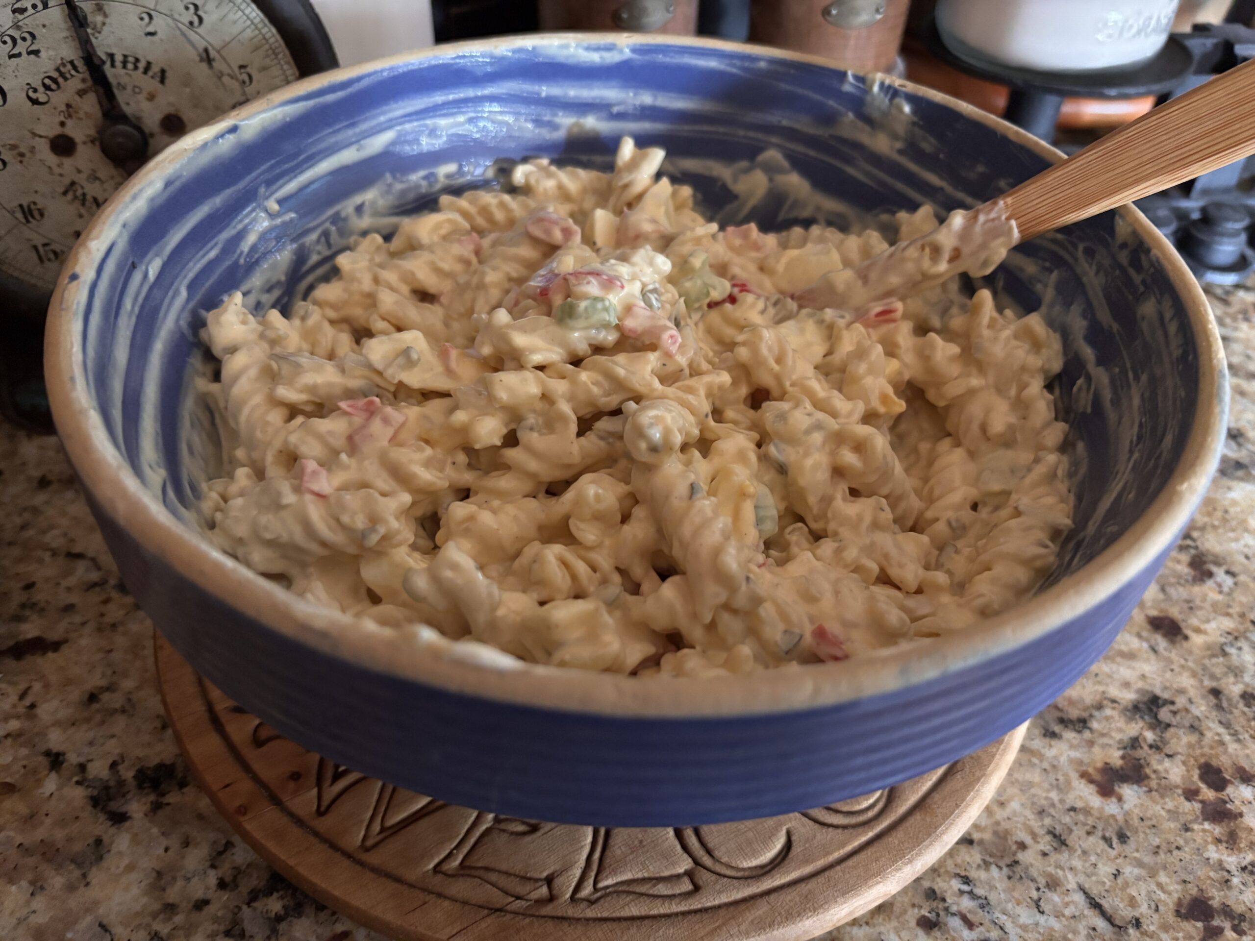 Image of The Best creamy summer macaroni salad with eggs