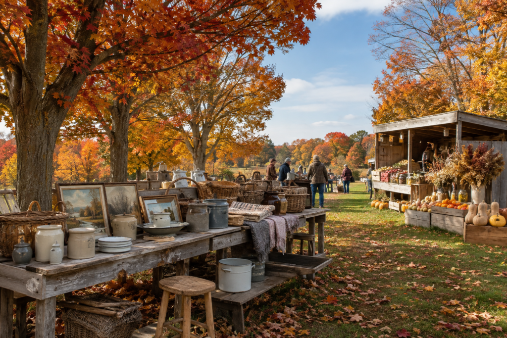 Fall fleas market and farm stand 