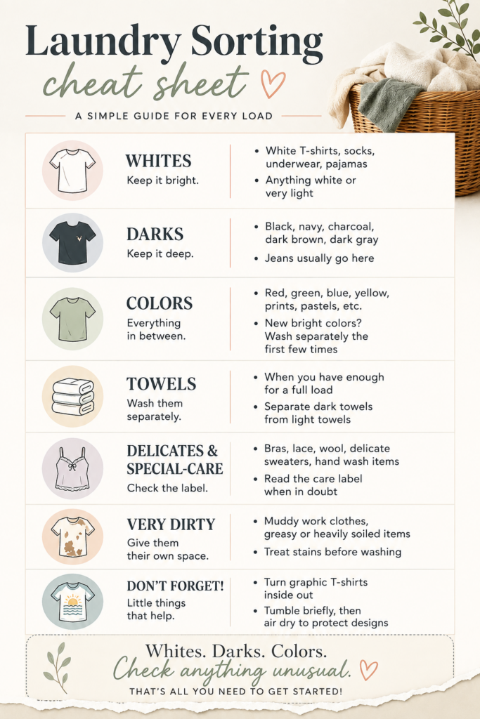 Laundry sorting cheat cheat