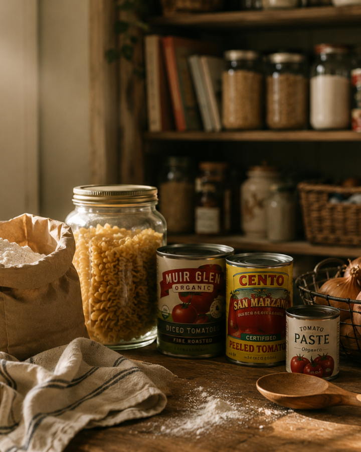 Cozy kitchen pantry building for fall