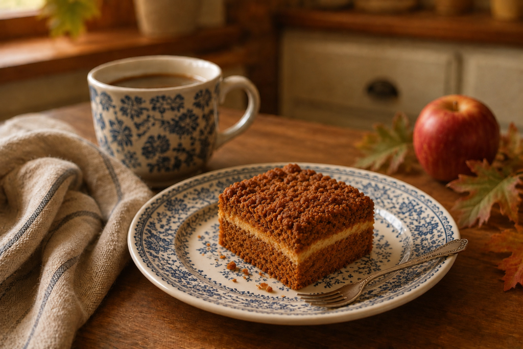 Pumpkin cream cheese coffee cake 
