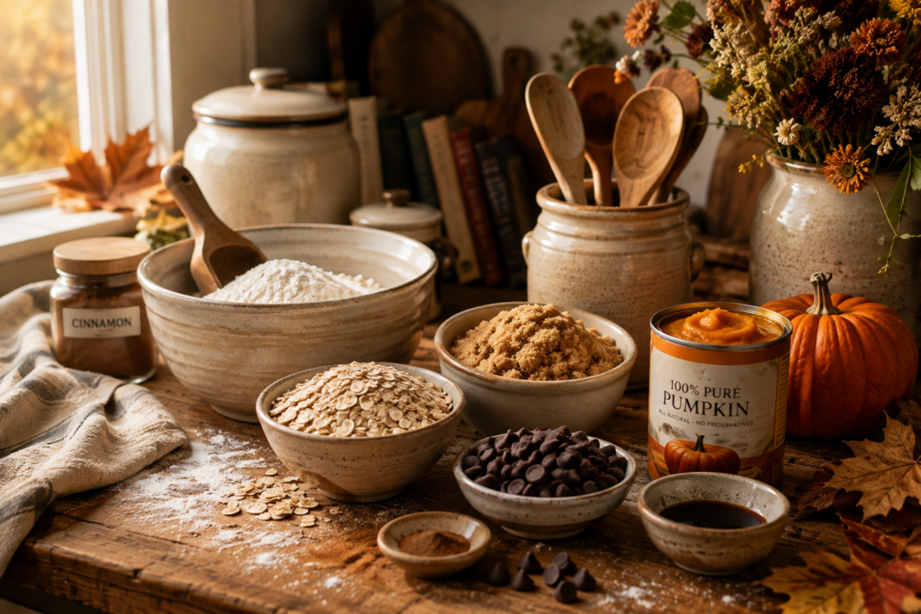 Fall pantry items and spices