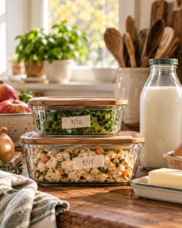 Food with expiration dates