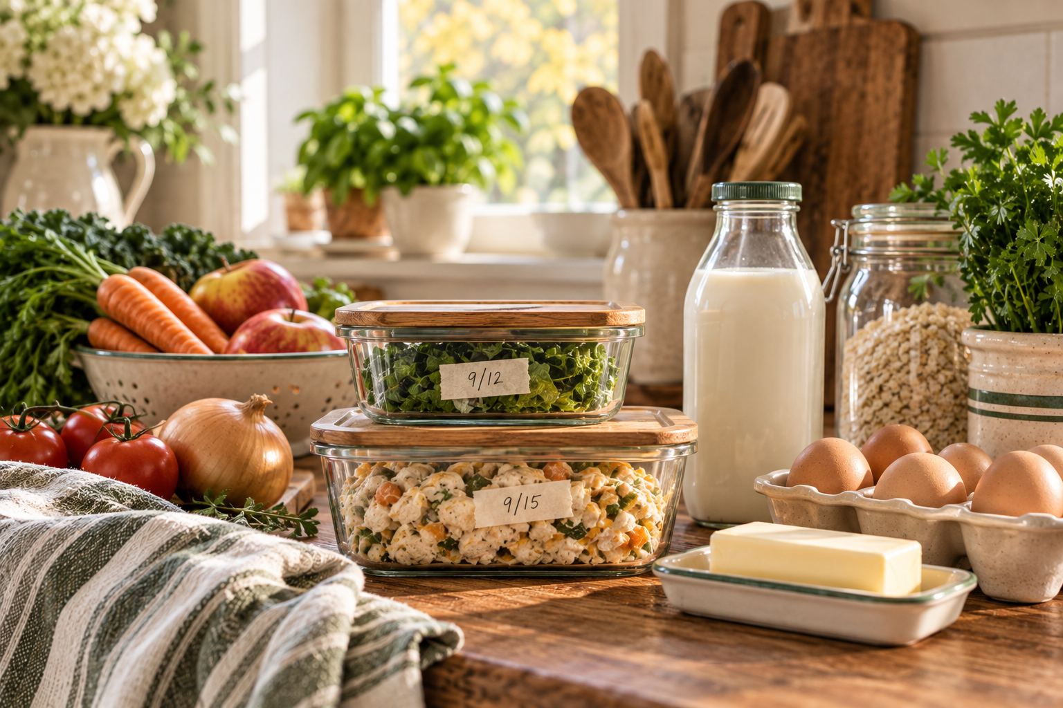 Food with expiration dates